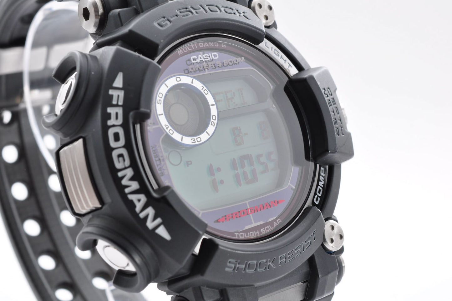 CASIO G-SHOCK GWF-D1000-1JF Master of G FROGMAN Triple Sensor 3445 Used From Japan