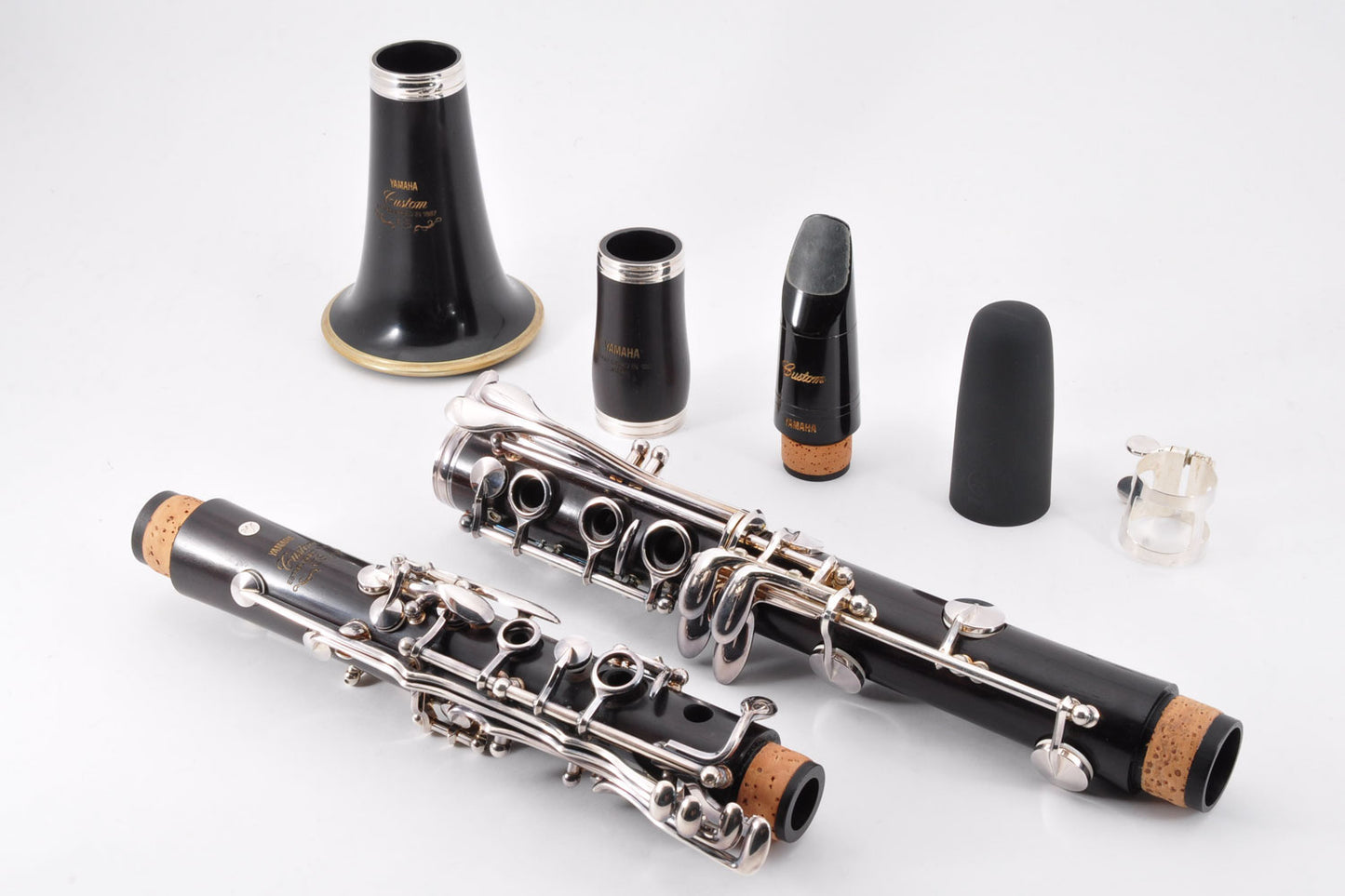 Yamaha YCL-852IIV Custom CS Clarinet Bb Made In Japan w/Case Used From Japan #08427