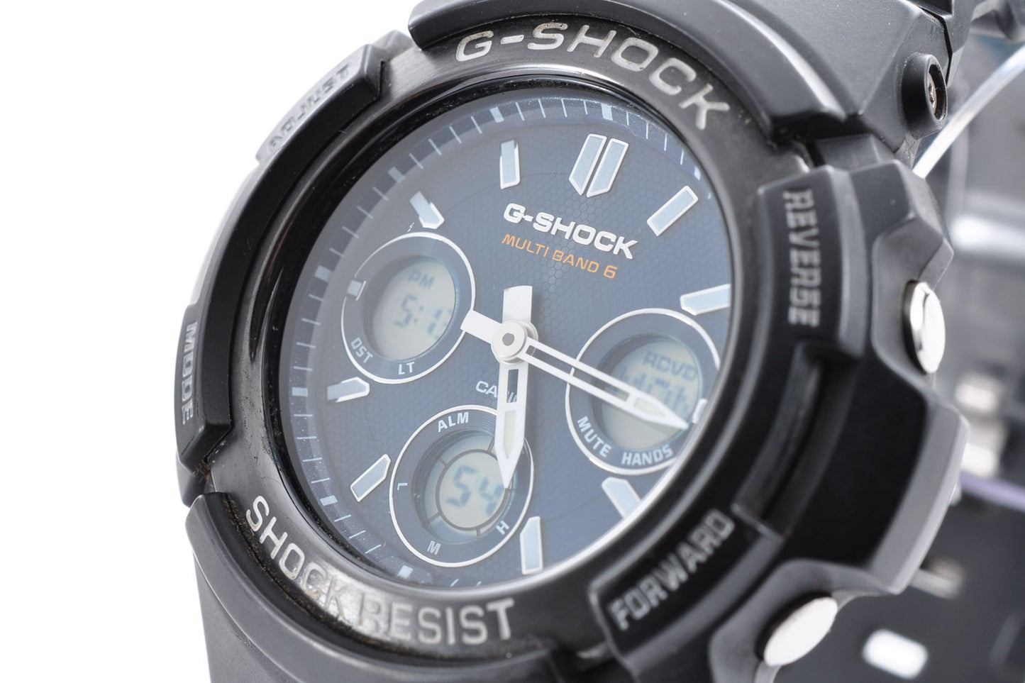 Casio G-Shock AWG-M100SB-2A Men's Watch 5230 Multiband6 Tough Solar Used From Japan
