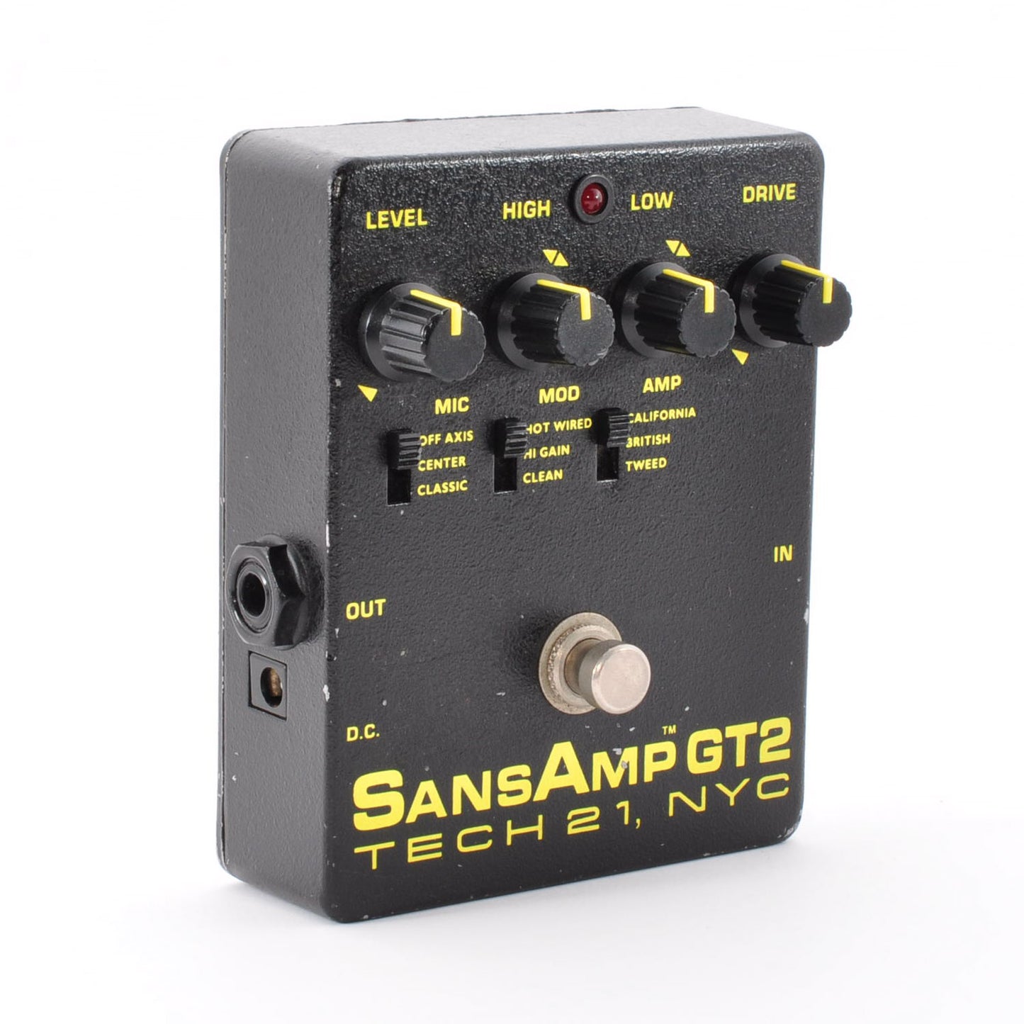 Tech21 SansAmp GT2 NYC Guitar Effects Pedals Overdrive Distortion Used From Japan #135612
