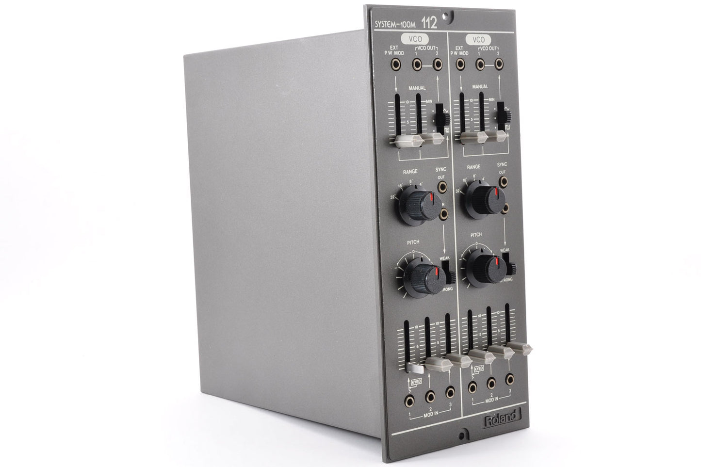 Roland SYSTEM-100M Model 112 Dual VCO Modular Analog Synthesizer w/8pin Cable Used From Japan