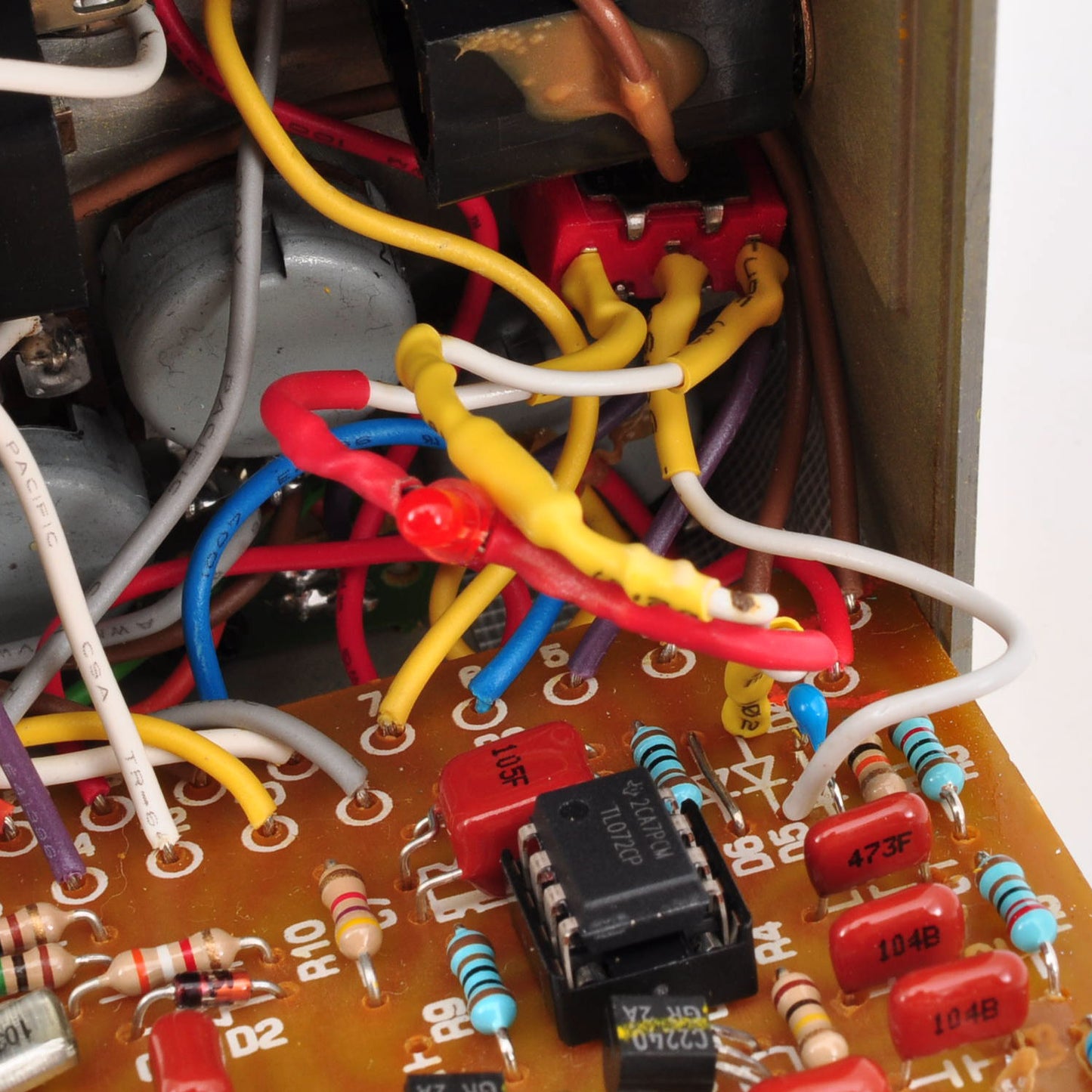 Boss SD-1 Modified FuzzFusion SuperOverdrive Clipping 1N34A&LED3mm Used From Japan #OP64373