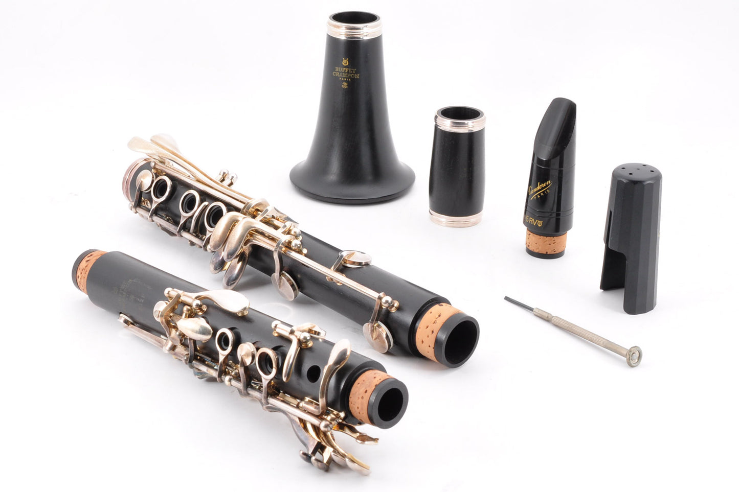 Buffet Crampon E12F SP Clarinet Bb Silver Keys w/Bag Made In Germany Used From Japan #1254668