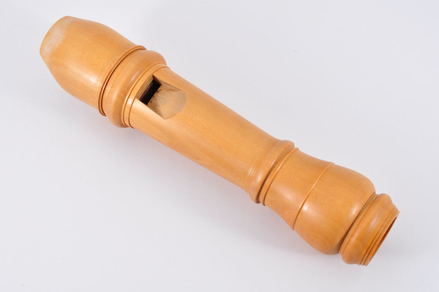 Yamaha YRA-61 Alto Recorder Wood Fine Castellawood Baroque Style w/Original Box Cleaning Rod Used From Japan #1534