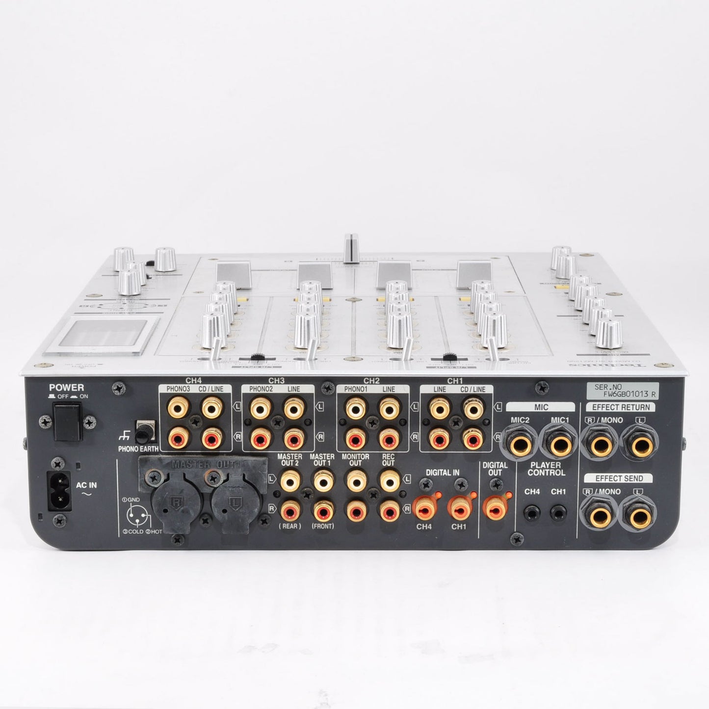 Technics SH-MZ1200 Silver Professional DJ Mixer 4-channel Made In Japan Used From Japan #FW6GB01013R