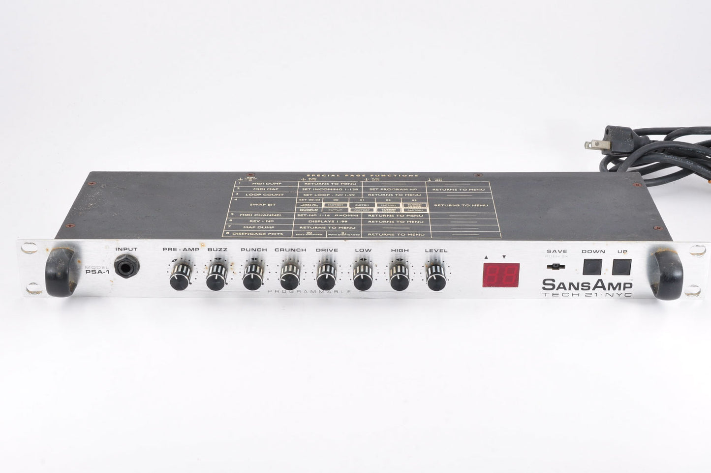 Tech21 NYC PSA-1 SansAmp Model Preamp 1U Rackmount Made In U.S.A. Tested Used From Japan #82279