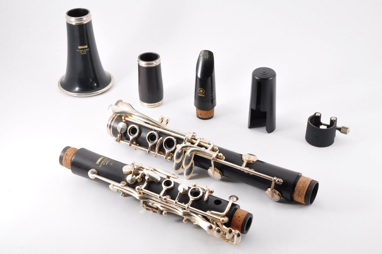 Yamaha YCL-350 Clarinet Bb Made In Japan w/Case Carry Bag Used From Japan #025110