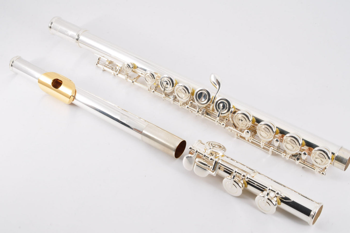 Yamaha YFL-412LSE Flute Silver w/Hardcase Made in Japan Used From Japan #087044