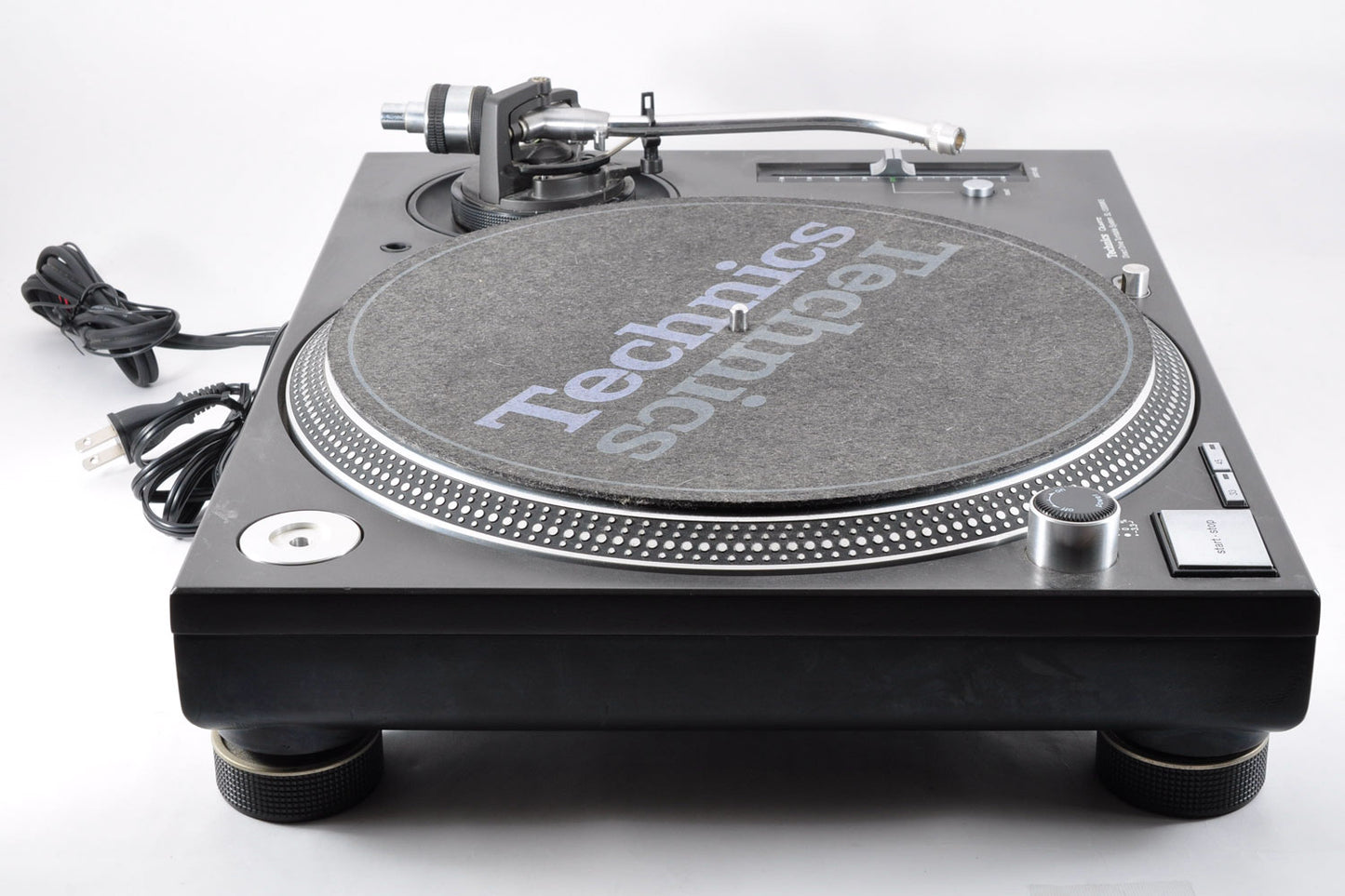 Technics SL-1200 MK5 Black Direct Drive DJ Turntable w/Cover Working Used From Japan #GE3CA001610