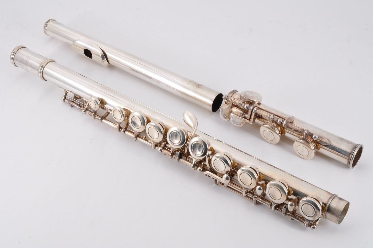 Yamaha YFL-411II Flute 925 Silver Made In Japan w/Hardcase Carrybag Used From Japan #309796