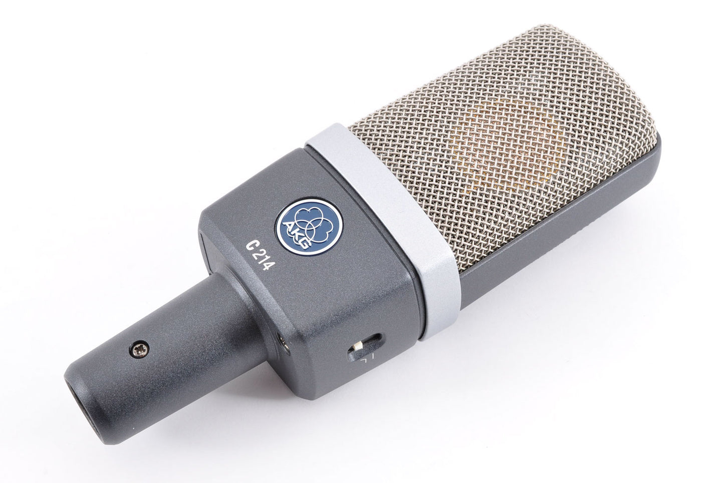 AKG C214 Professional Large-Diaphragm Studio Condenser Microphone w/Case Used From Japan #261759