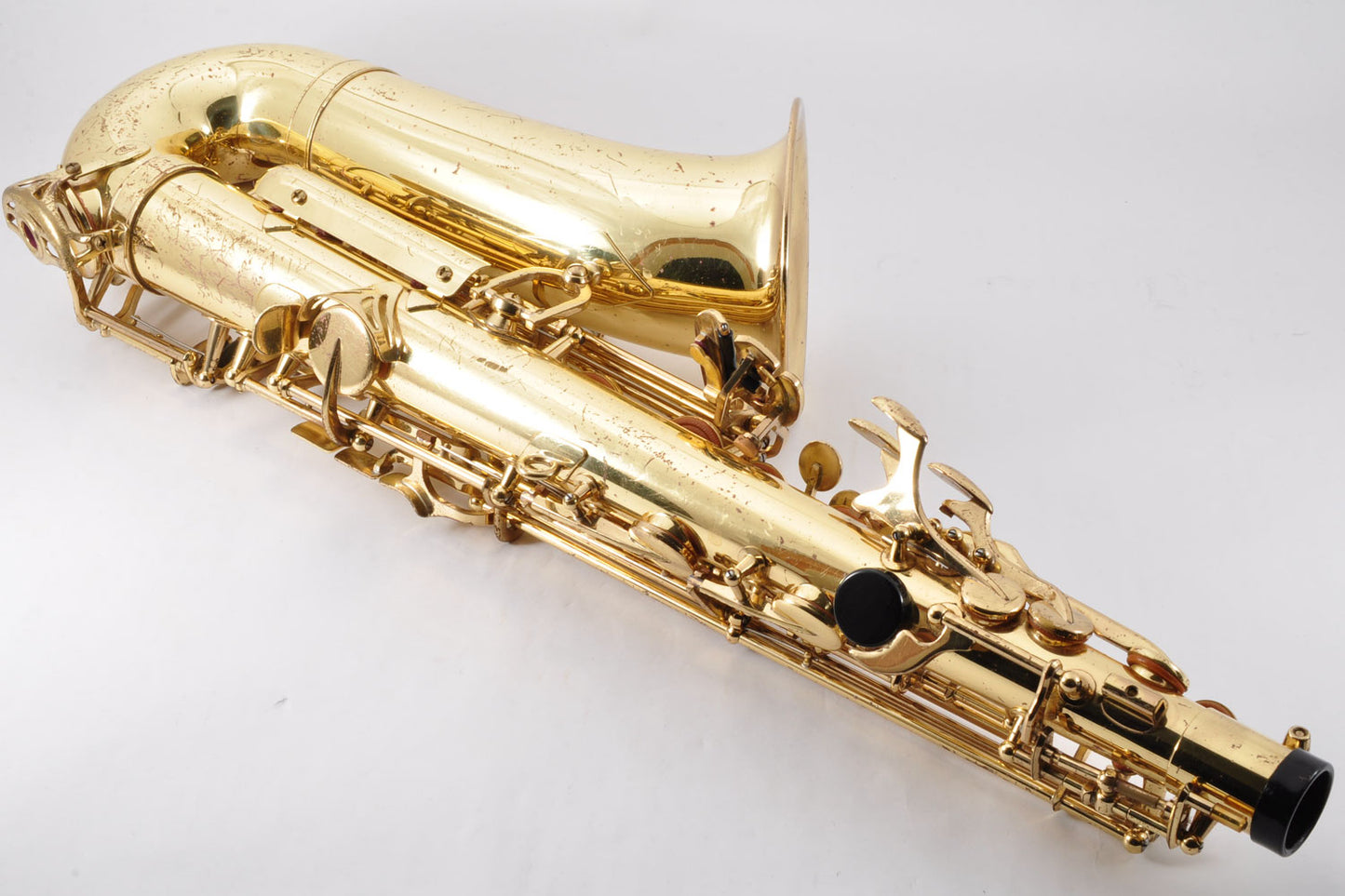 Yamaha YAS-32 Alto Saxophone Purple Logo Made In Japan Eb Key Used From Japan #015010