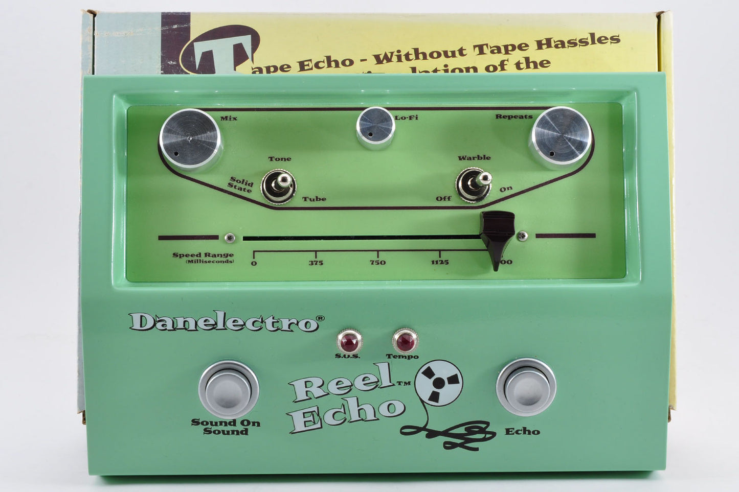 Danelectro Reel Echo DTE-1 Tape Echo w/OriginalBox Guitar Effect Pedal Openbox From Japan #6030155724
