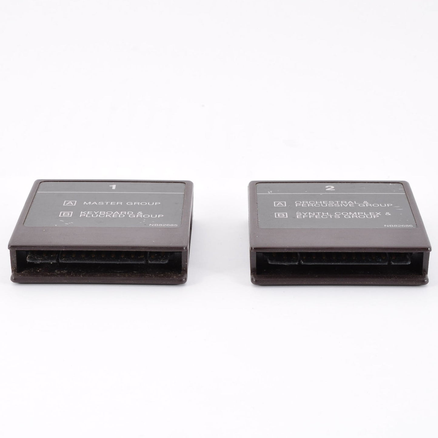 Yamaha DX7 Voice Rom 1 and Rom 2 Set Date Cartridge Used From Japan