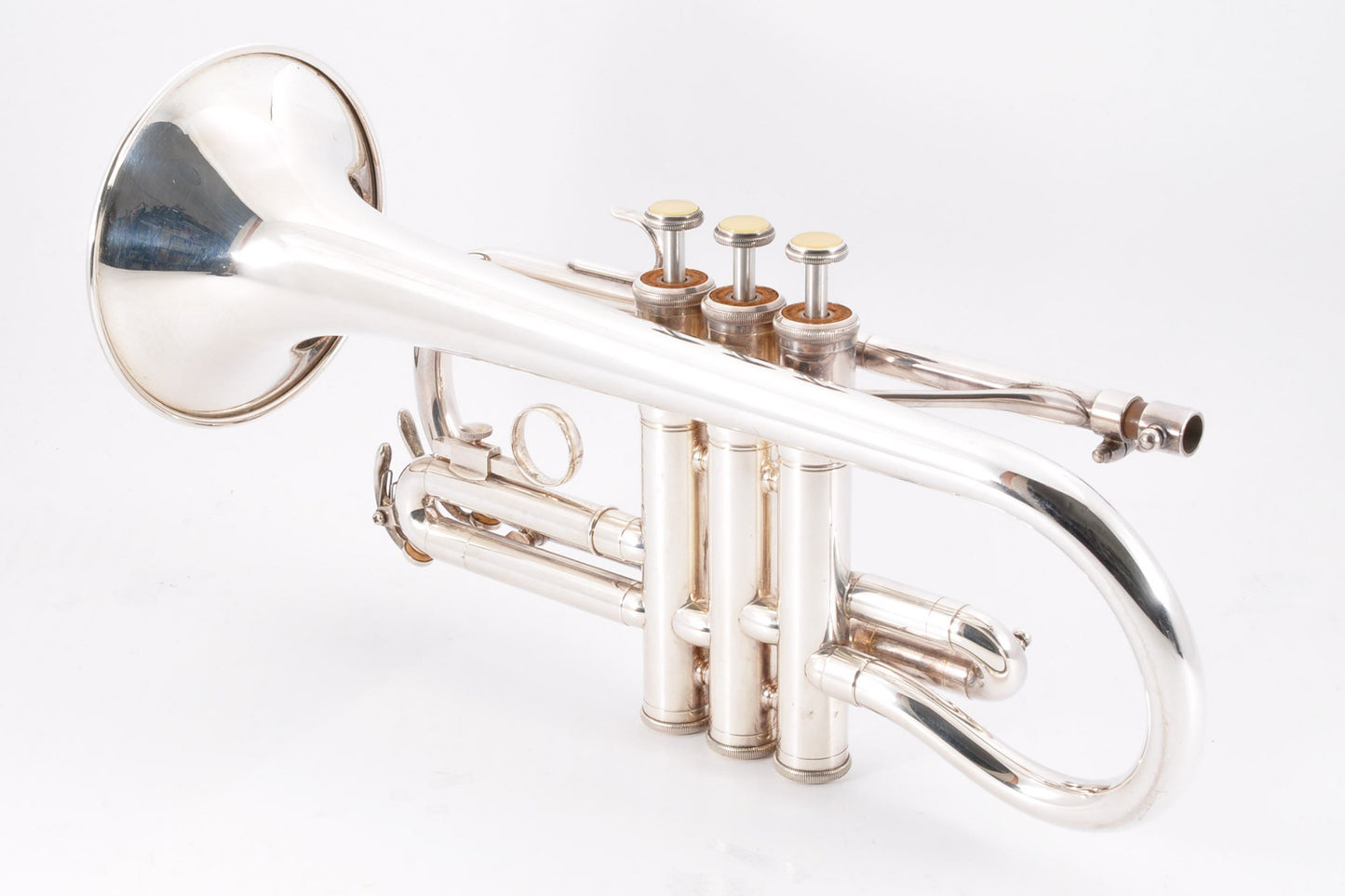 Yamaha YCR-2610S Cornet Silver Key Eb w/Hardcase&Mouthpiece Used From Japan #1338