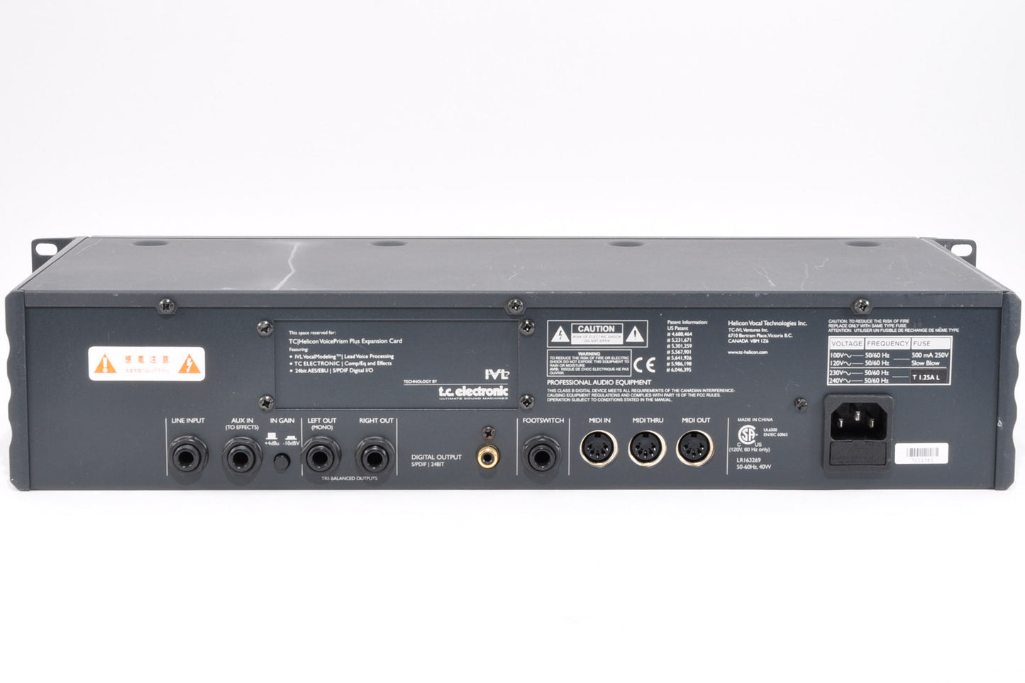 TC Helicon Voice Prism Vocal Pitch Processor 2U Rackmount Used From Japan #7002383