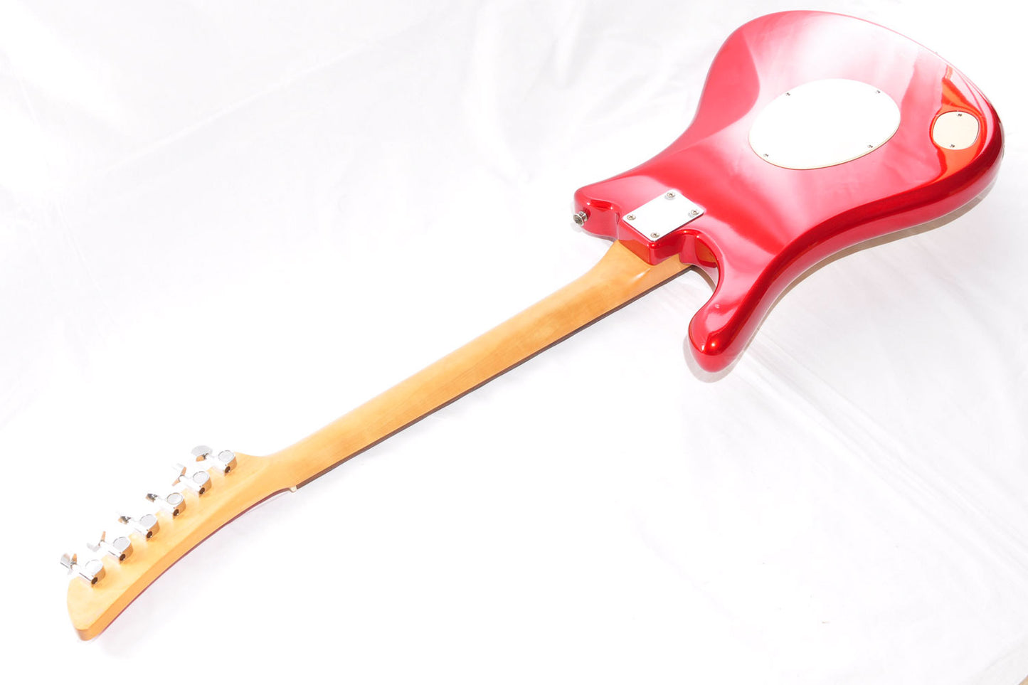 Yamaha SGV300 Electric Guitar Red Color w/Tremolo Arm & Soft Case Used From Japan