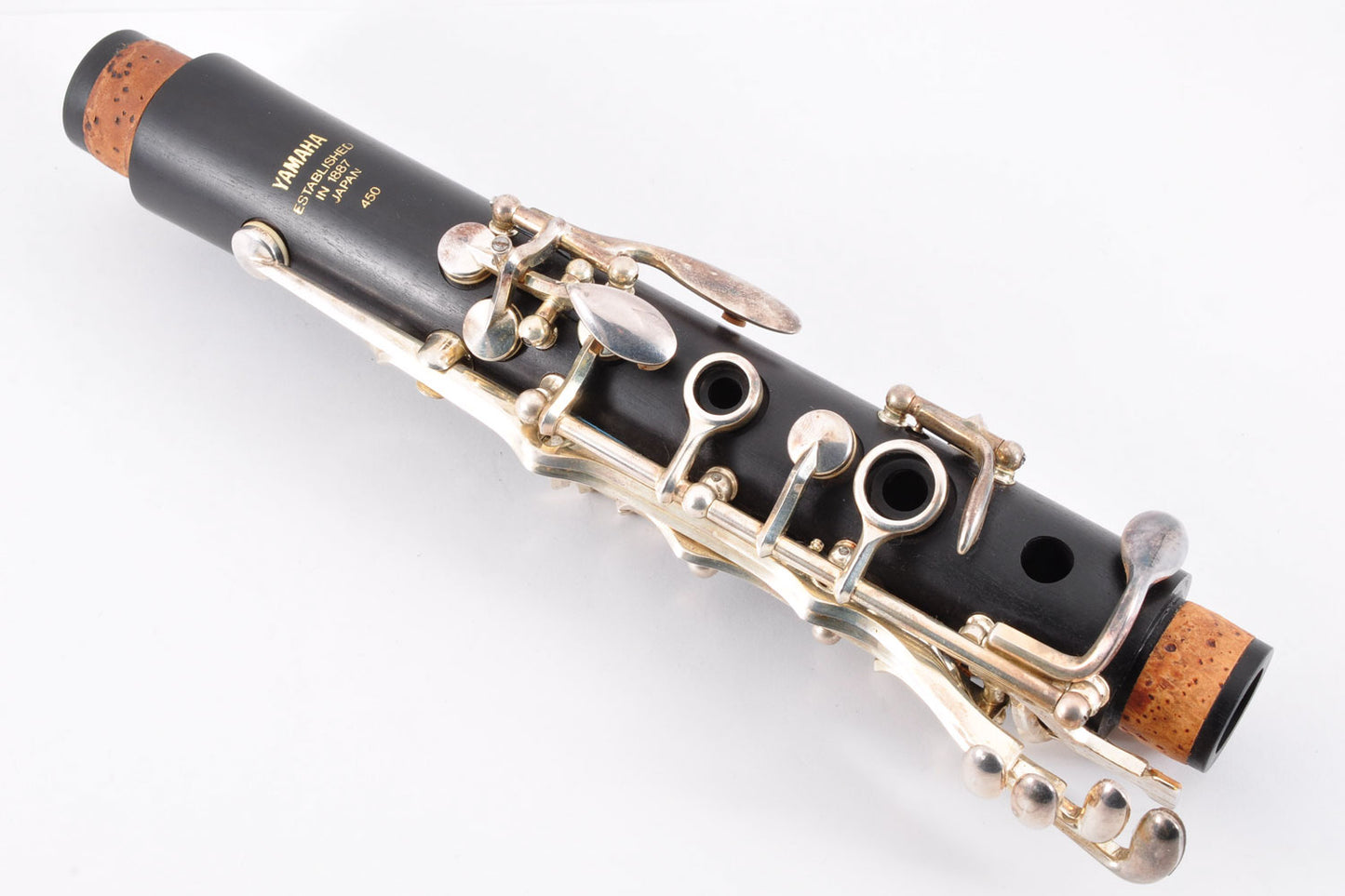 Yamaha YCL-450 Clarinet Bb w/Case Mouthpiece Ligature Made In Japan Used From Japan #027176
