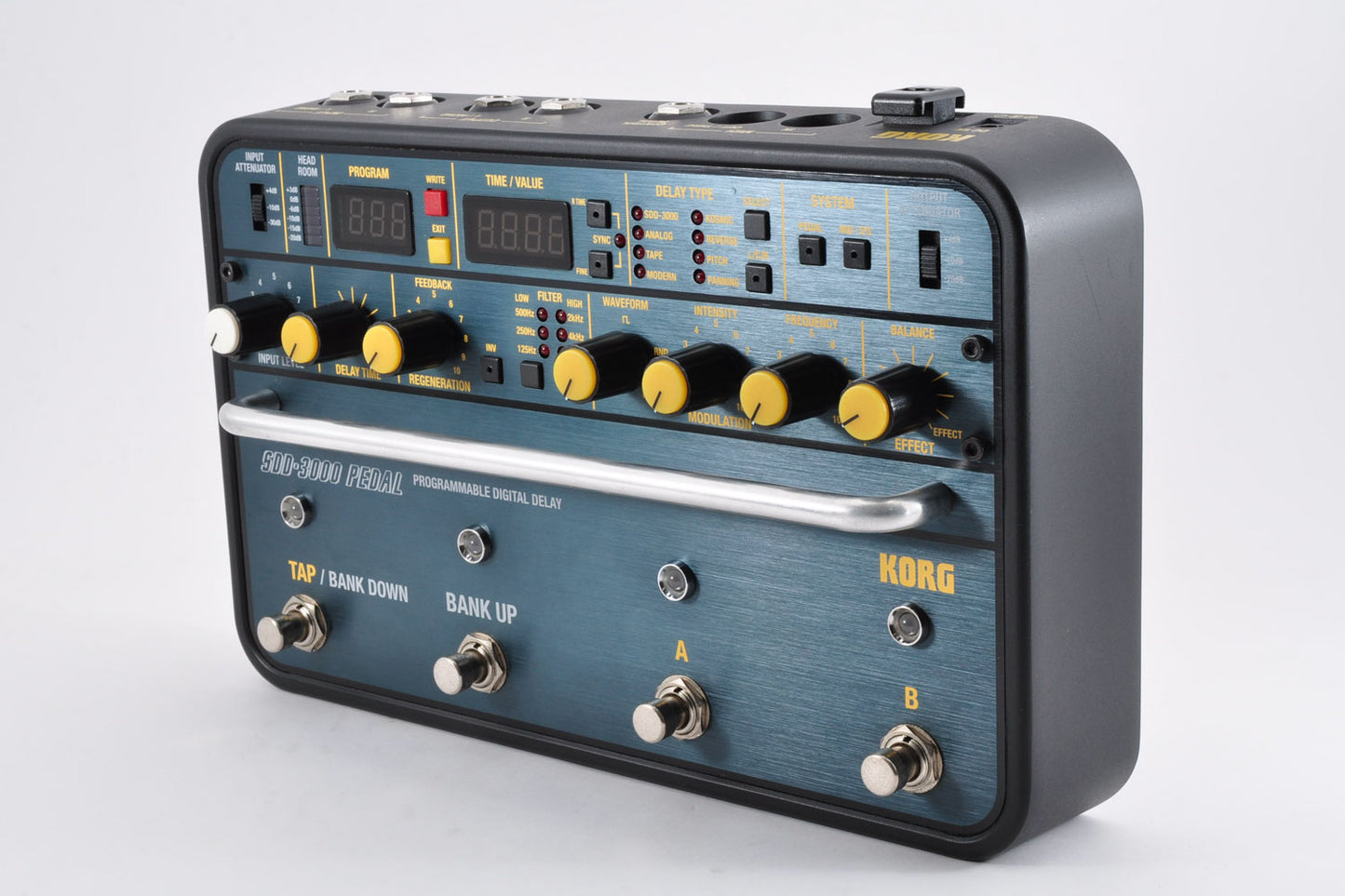 Korg SDD-3000-PDL Pedal Programmable Digital Delay w/Box Adapter Used From Japan #004433
