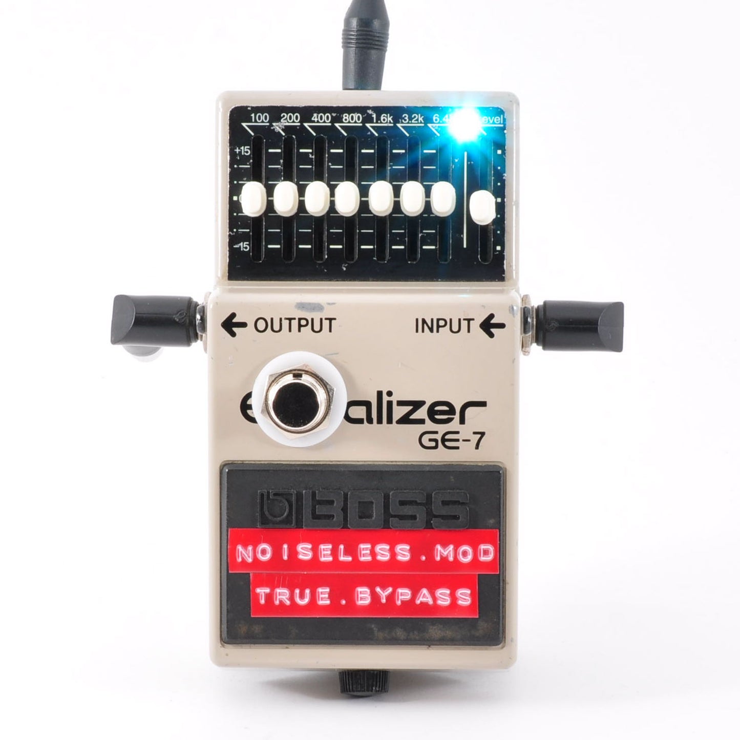 Boss GE-7 Modified True Bypass & Noiseless Equalizer Made In Taiwan 2002 Used From Japan #MP58507