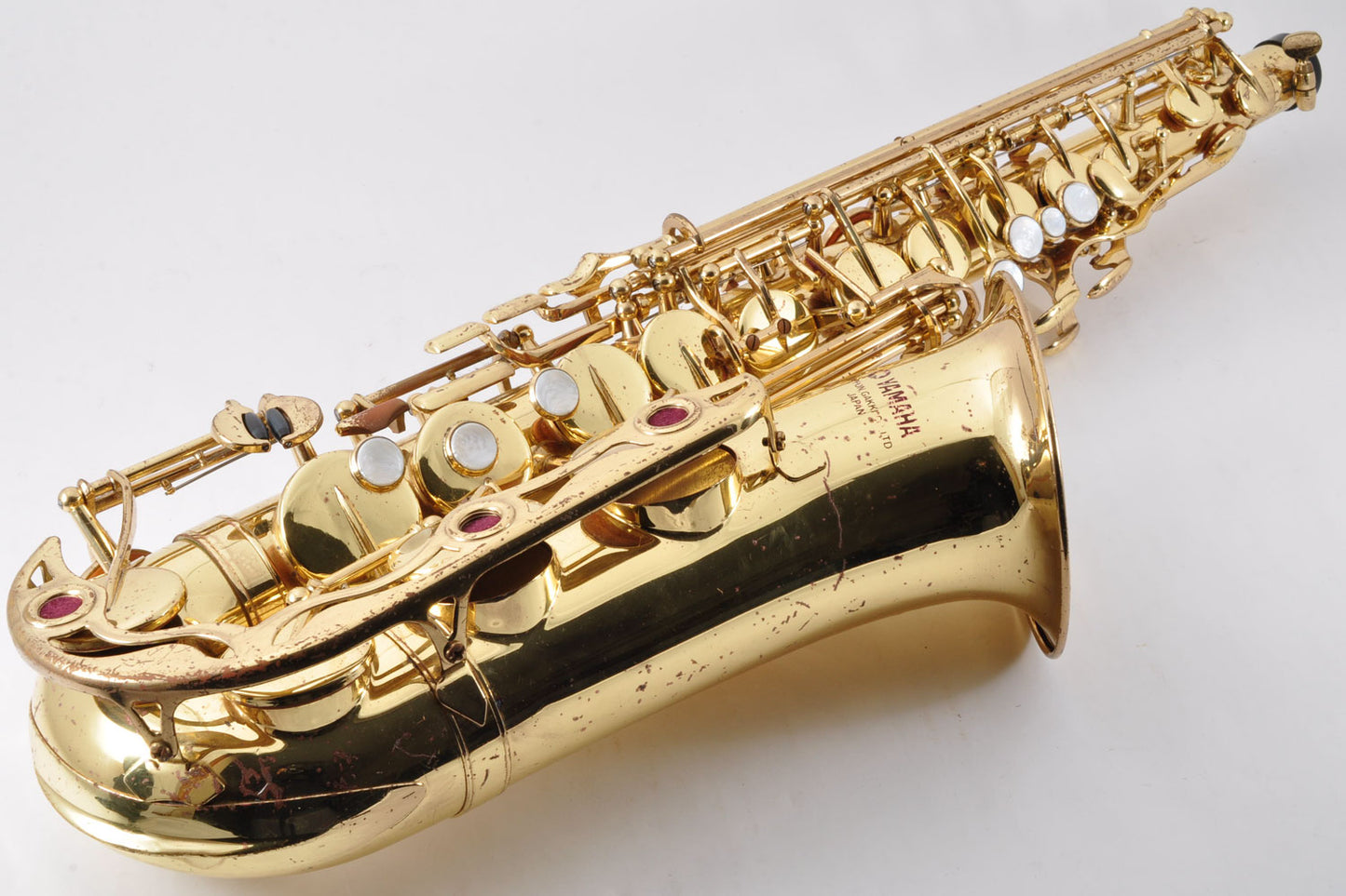 Yamaha YAS-32 Alto Saxophone Purple Logo Made In Japan Eb Key Used From Japan #015010