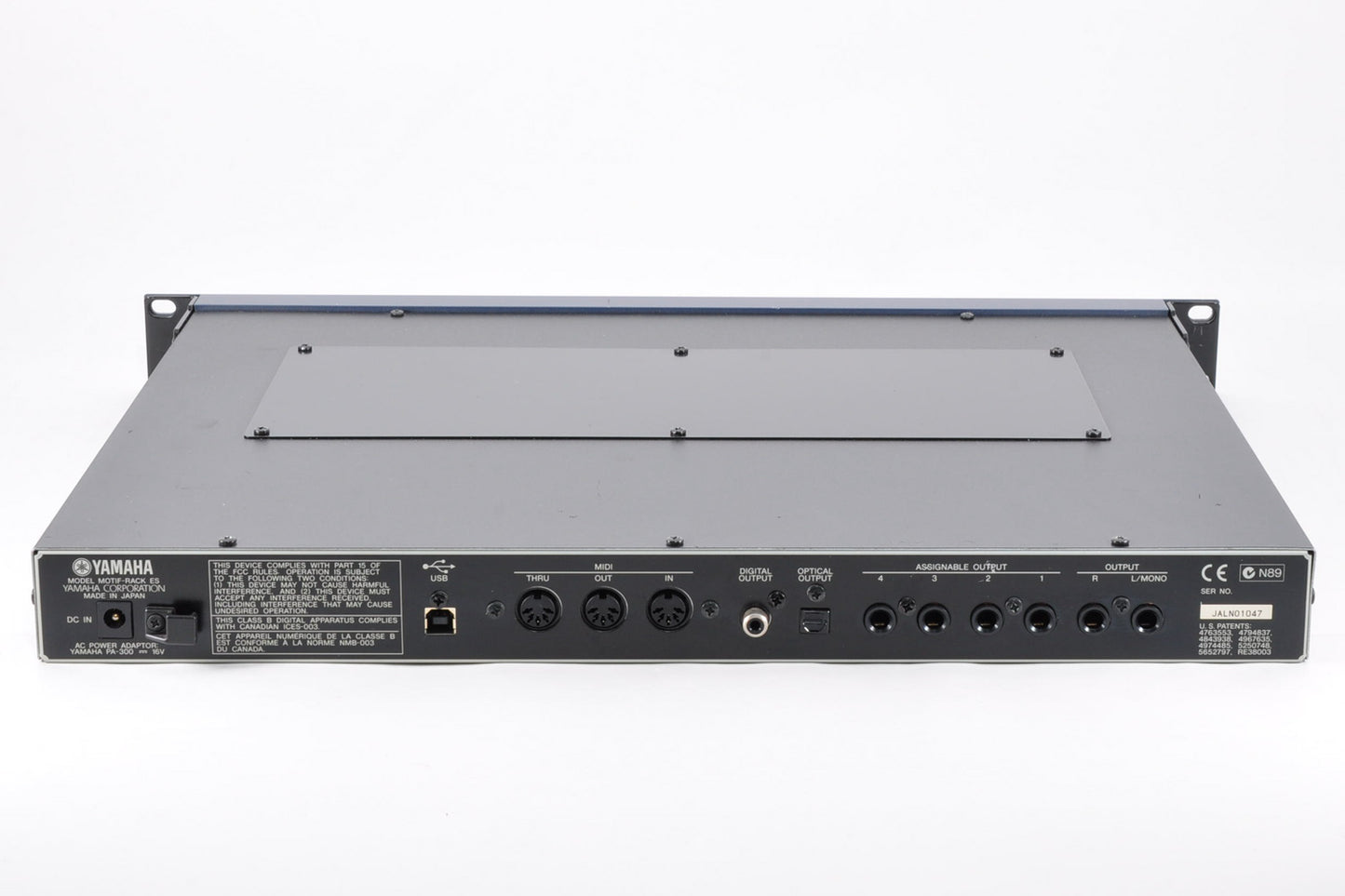 Yamaha MOTIF-RACK ES Synthesizer Effector Tone Generator Sound Module Used From Japan #JALNO1047