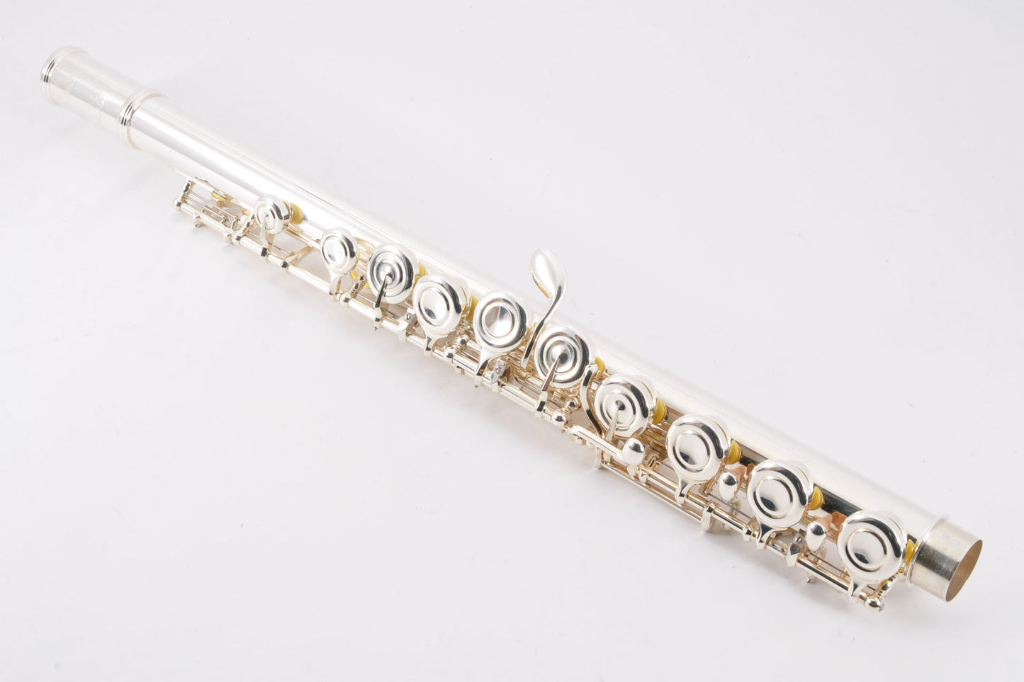 Yamaha YFL-412LSE Flute Silver w/Hardcase Made in Japan Used From Japan #087044