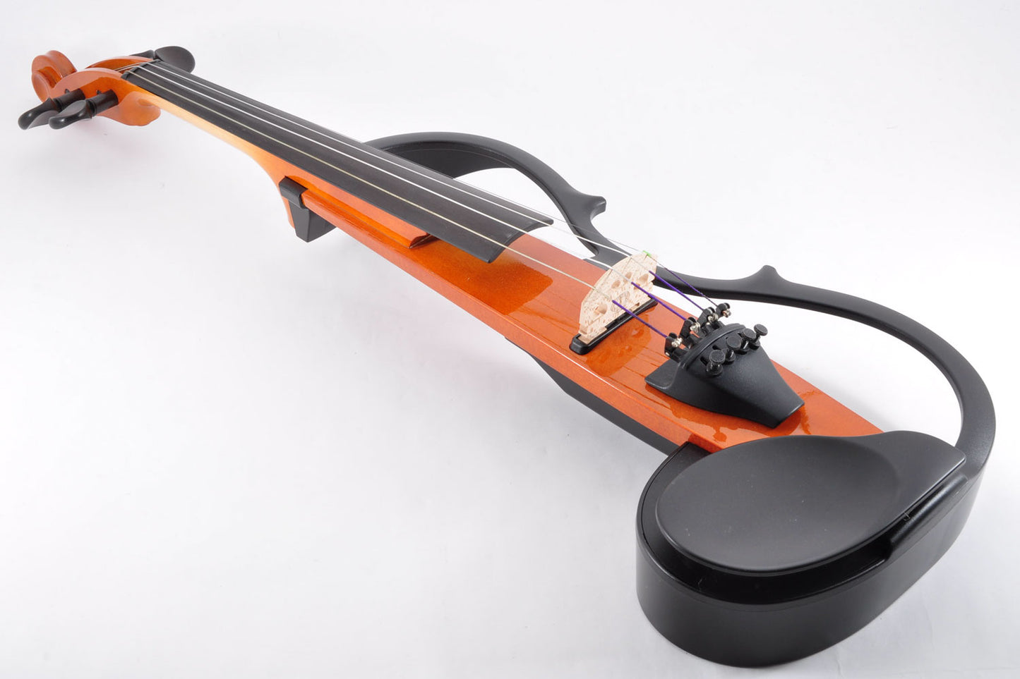 Yamaha SV-100 Electric Silent Violin Brown w/Bow&Case,Adapter Used From Japan #2301