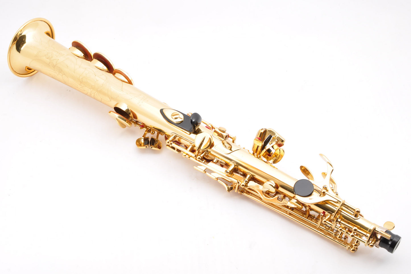 Yamaha YSS-875 Soprano Saxophone M1&M1R Neck w/Hardcase Selmer Mouthpiece Ligature Used From Japan #1592