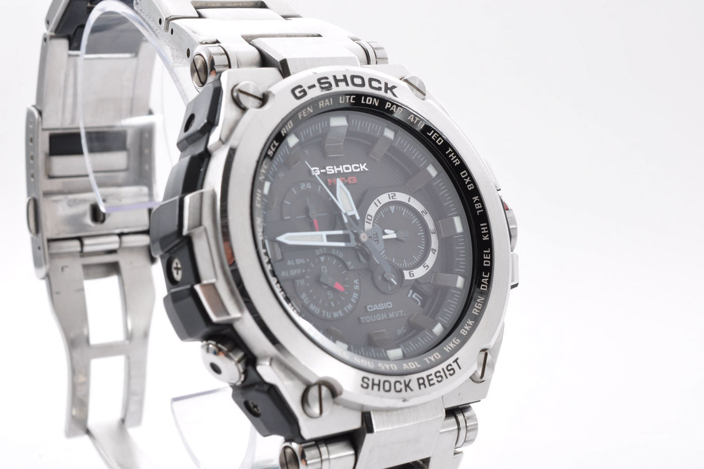 CASIO G-SHOCK MT-G MTG-S1000D-1AJF Black dial 45mm Radio Wave Solar 5369 Used From Japan