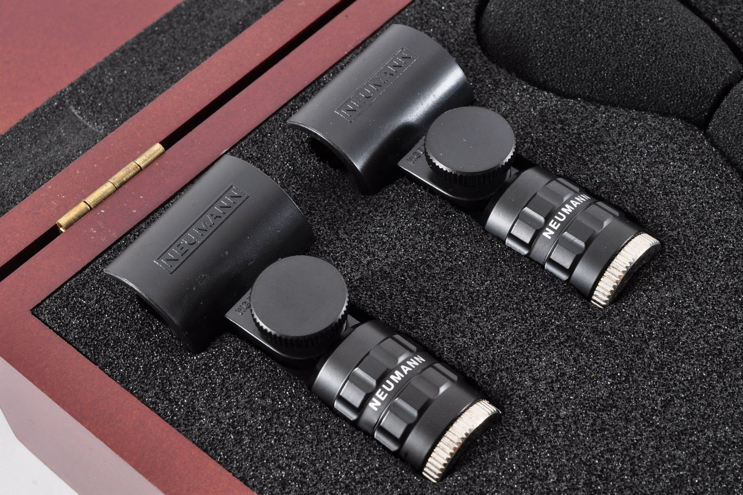 Neumann KM184 Microphone Matched Stereo Pair Matte Black w/Box From Japan #1495196929