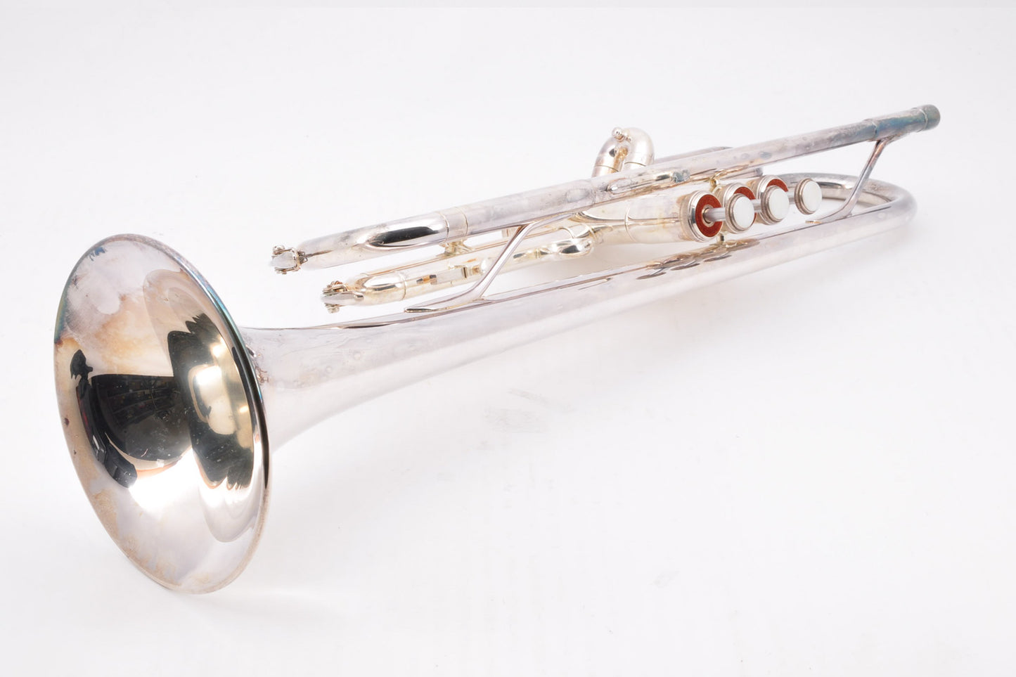 Yamaha YTR-2320ES Trumpet Silver w/Hardcase Mouthpiece Made In Japan Used From Japan #210254