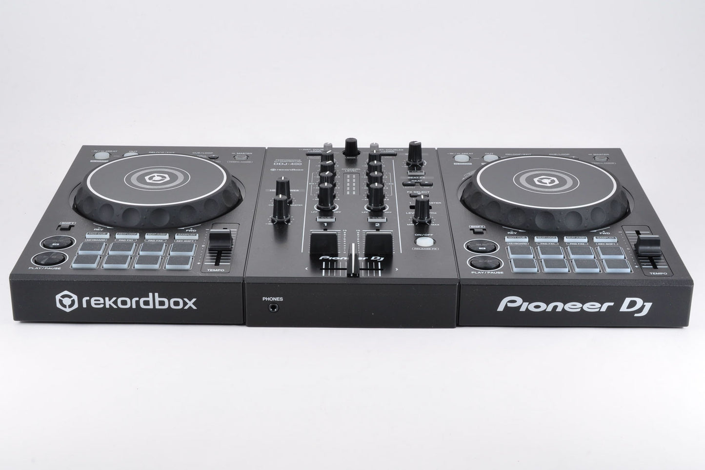 Pioneer DDJ-400 DJ Controller 2ch Channel Rekordbox w/Original Box DustCover USBcable Made In Malaysia 2019 Used From Japan #SLMP175087NN