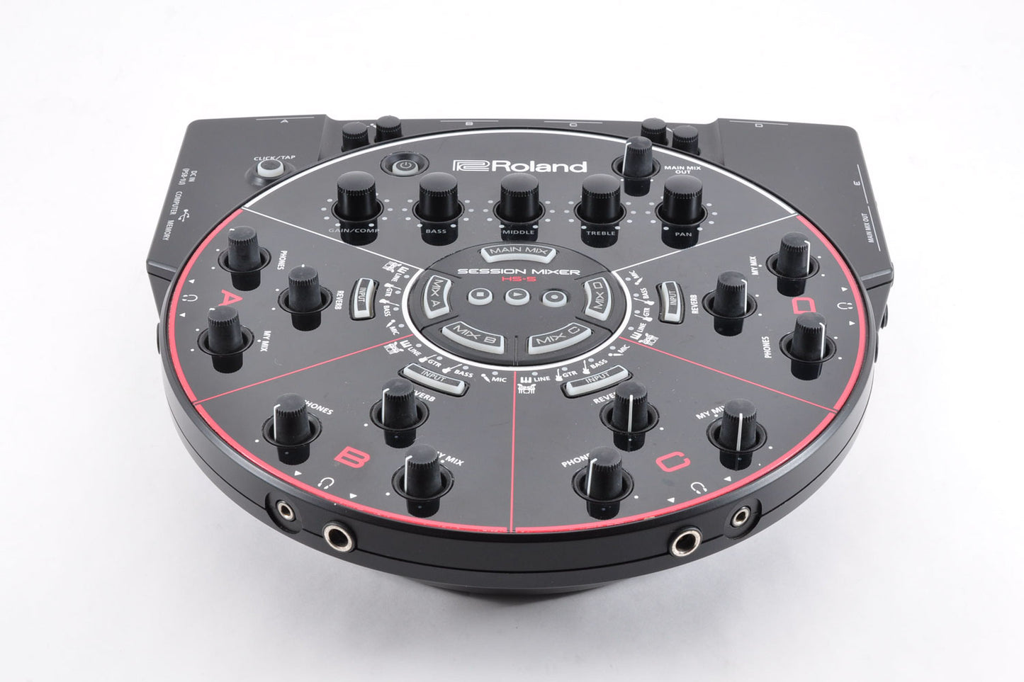 Roland HS-5 Session Mixer w/Original Box Adapter Used From Japan #Z6E0100