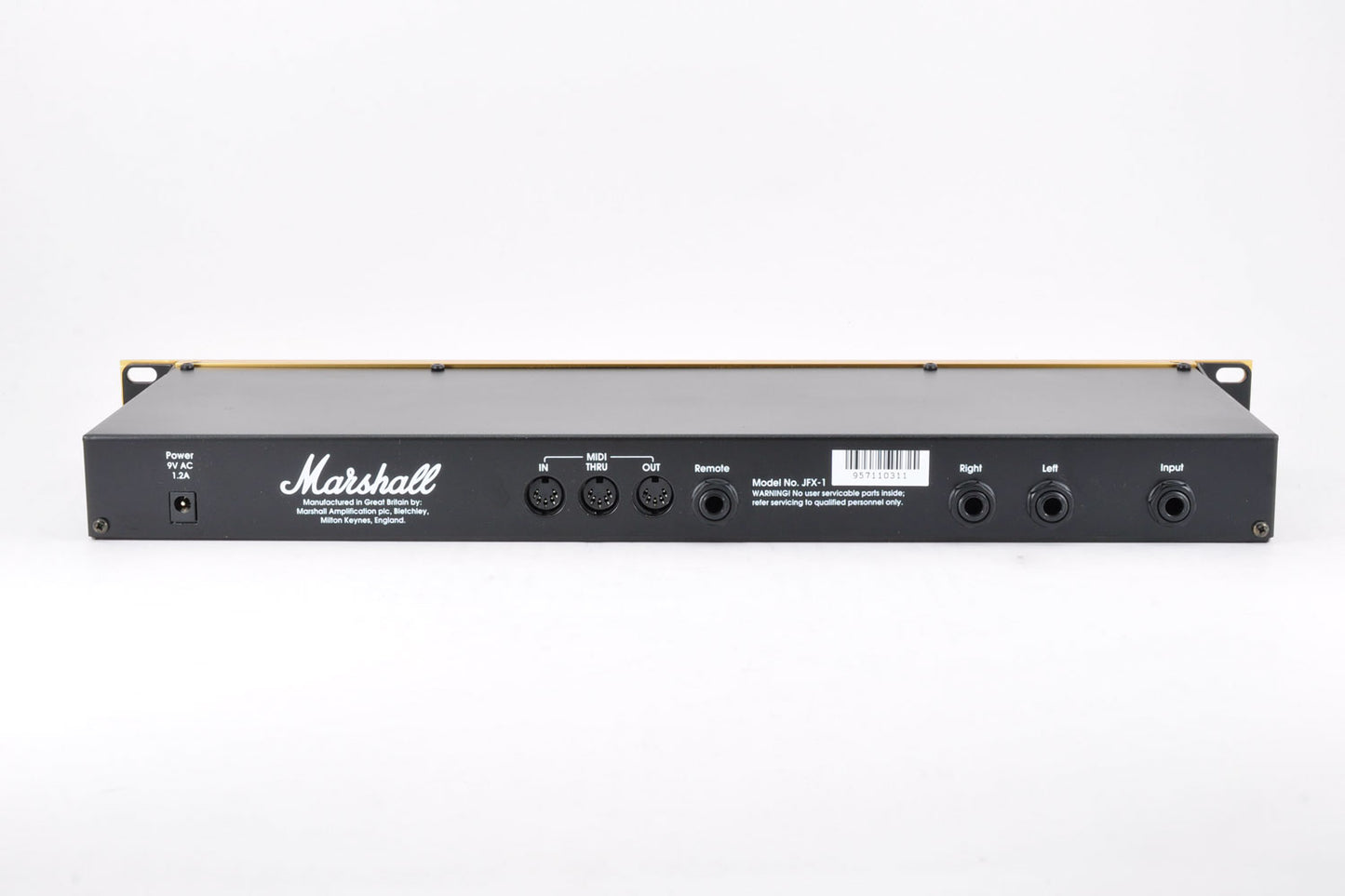 Marshall JFX-1 Signal Processor 1U Rack Guitar Effector w/Adapter Used From Japan