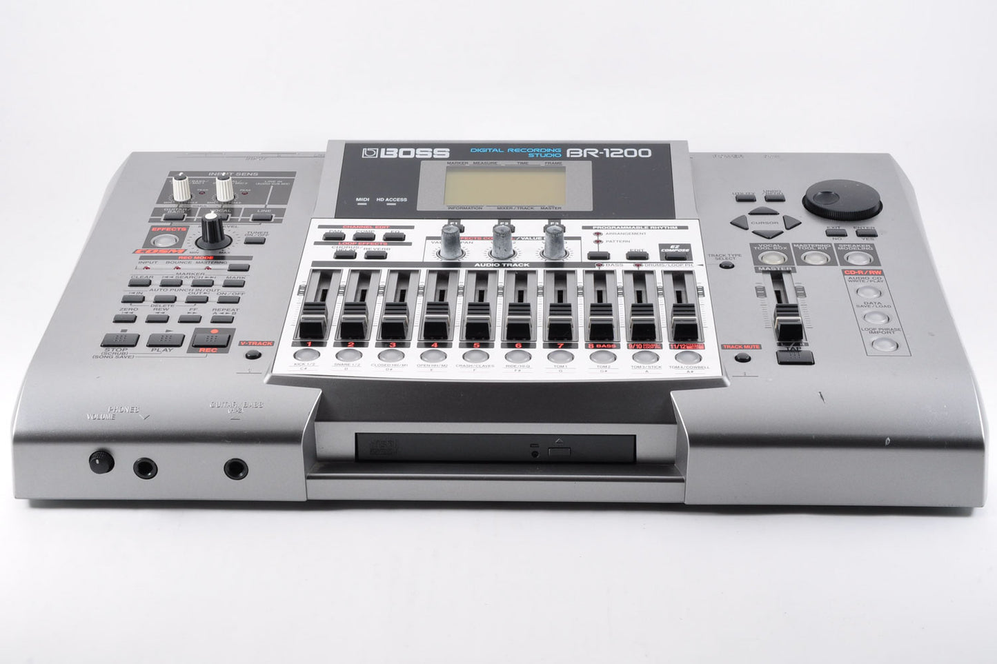 Boss BR-1200CD Digital Recording Studio Workstation w/Adapter Used From Japan #AU32154