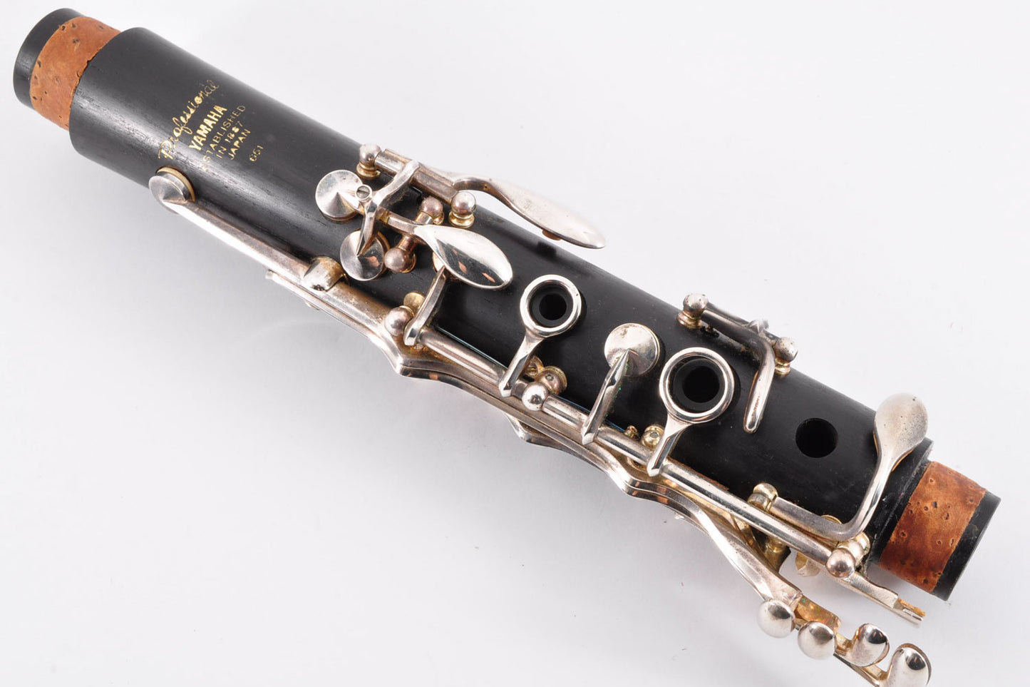 Yamaha YCL-651 Clarinet Bb w/Case Mouthpiece Ligature Made In Japan Used From Japan #014217