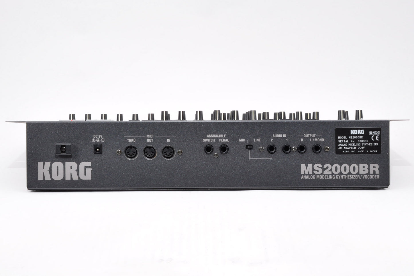 Korg MS2000BR Analog Modeling Synthesizer Vocoder Made In Japan Rack Mount Used From Japan #336