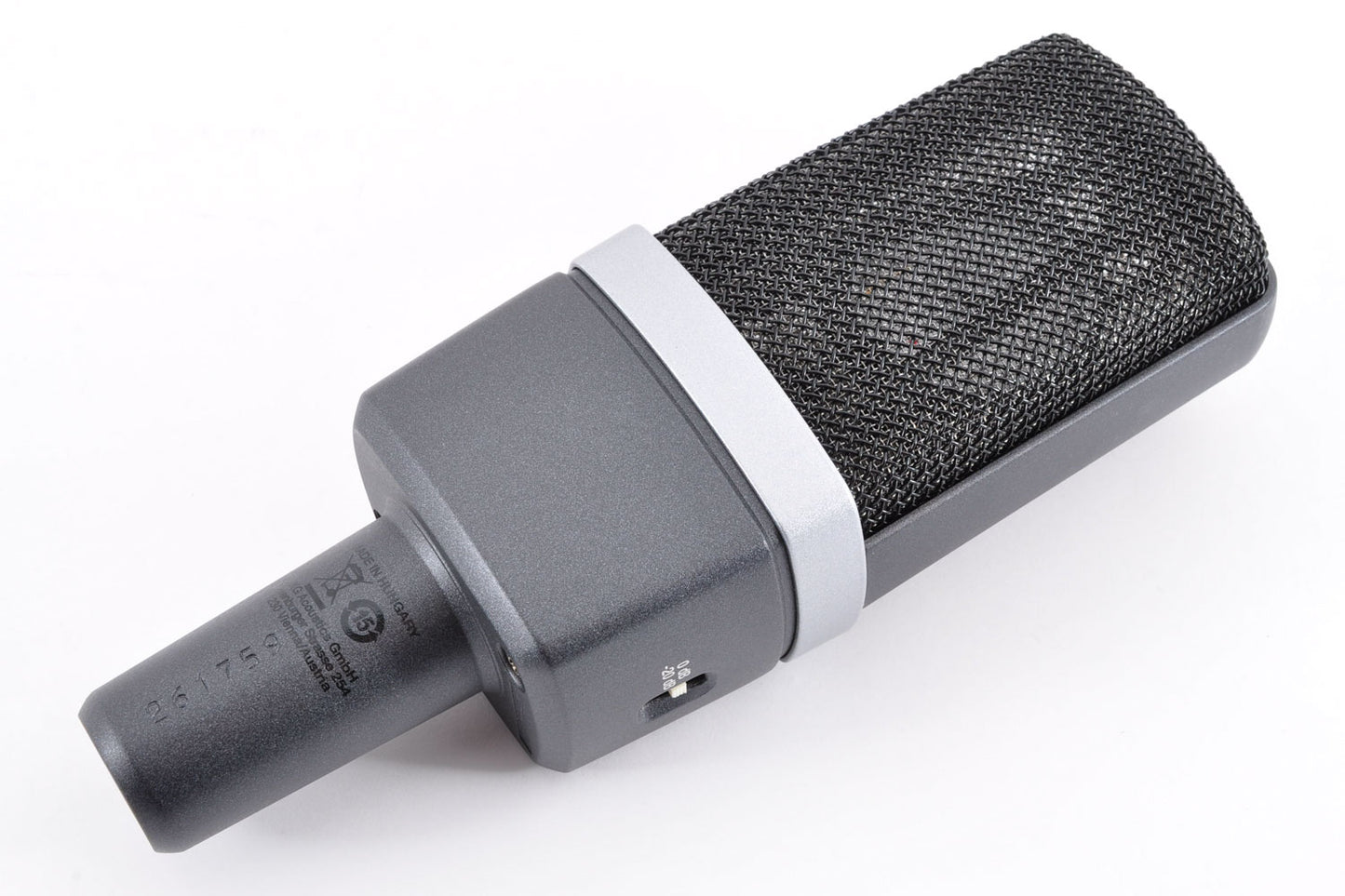 AKG C214 Professional Large-Diaphragm Studio Condenser Microphone w/Case Used From Japan #261759