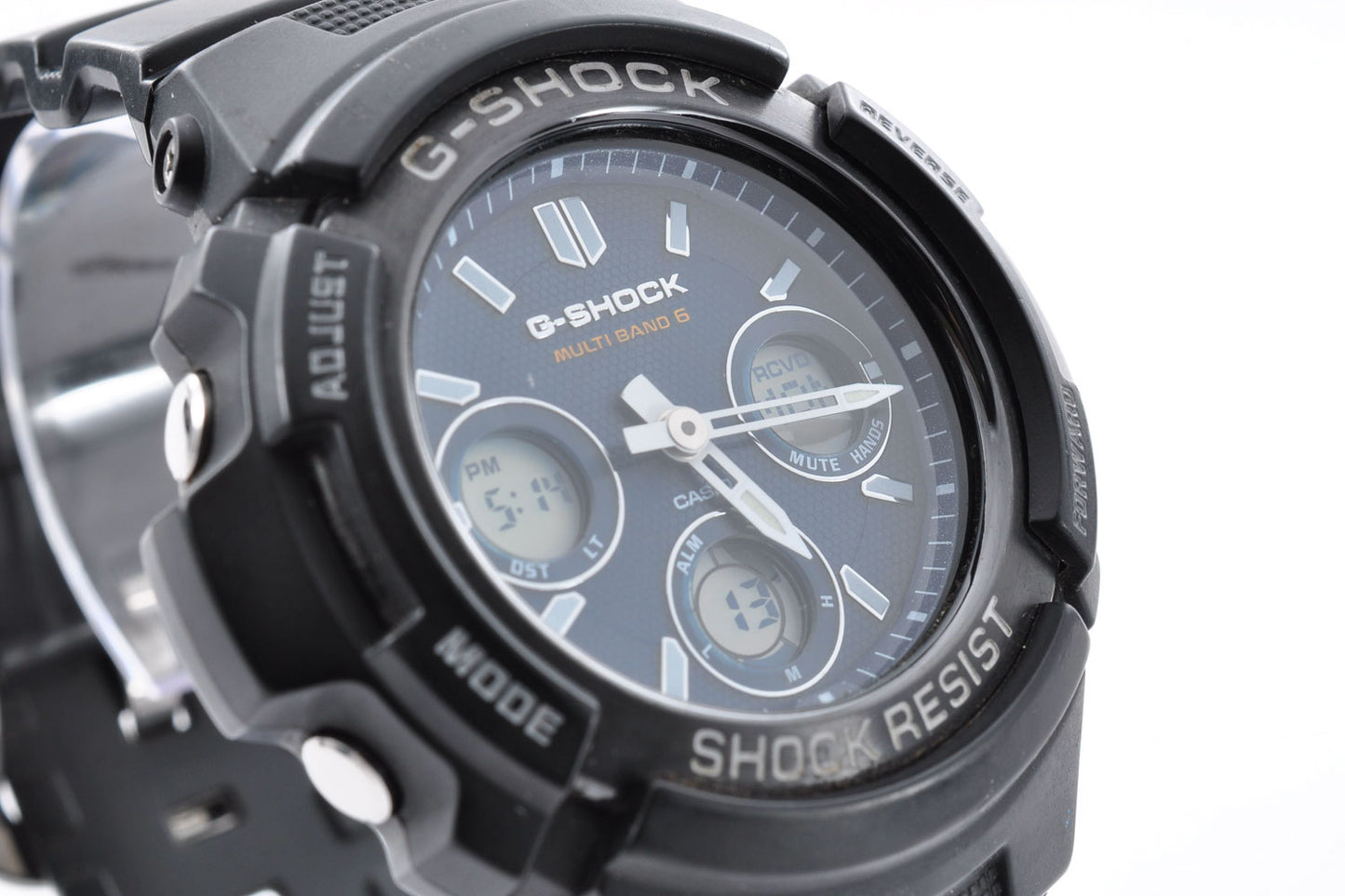 Casio G-Shock AWG-M100SB-2A Men's Watch 5230 Multiband6 Tough Solar Used From Japan