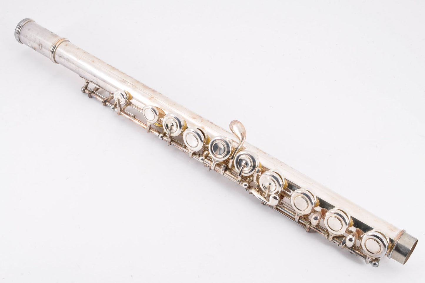 Yamaha YFL-351 Flute Silver Made in Japan w/Case Used From Japan #002196