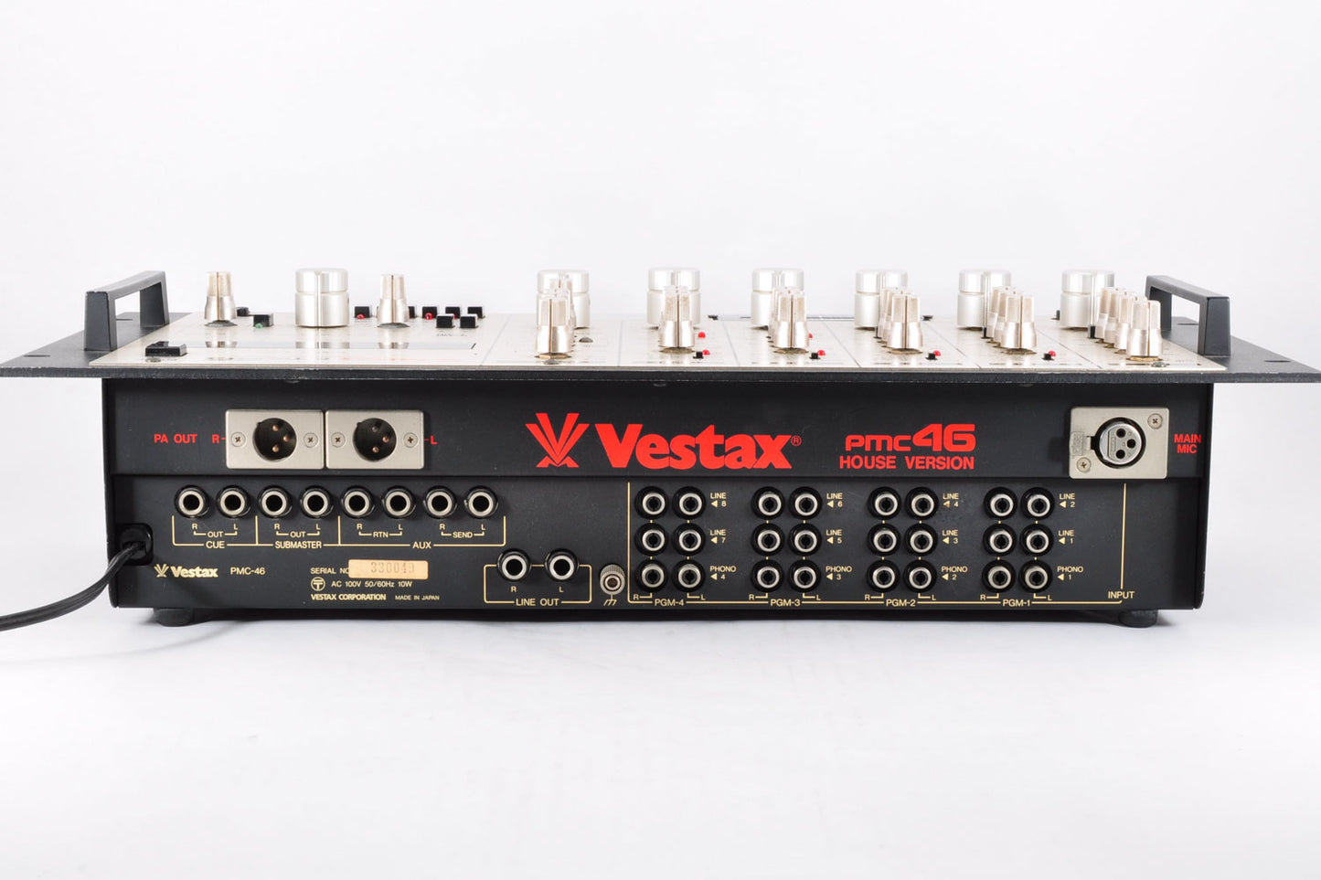 Vestax PMC46 House Version Rotary MIxer Made In Japan Tested Working Used From Japan #330049