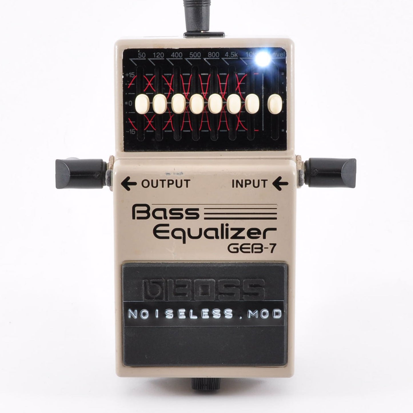 Boss GEB-7 Modified Noiseless For Bass Equalizer EQ Pedal Mod Used From Japan #HW81770