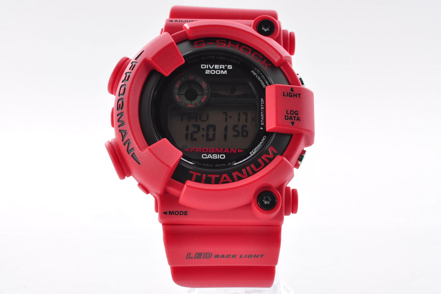 CASIO G-SHOCK GW-8230NT-4JR Frogman 30th Anniversary Red 3521 Watch Used From Japan
