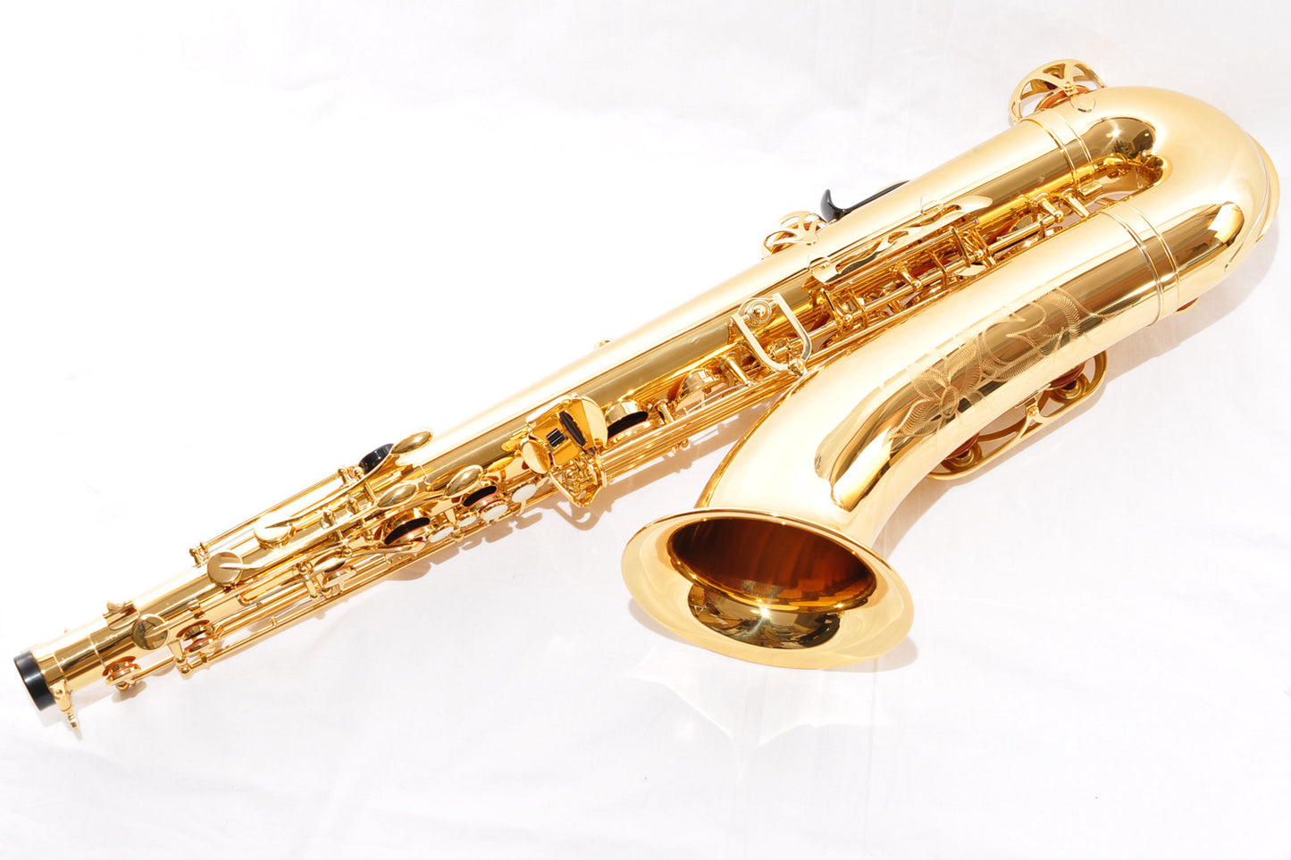 Yamaha YTS-480 Tenor Saxophone Gold Lacquer w/Case Mouthpiece Made In Indonesia Used From Japan #N33244