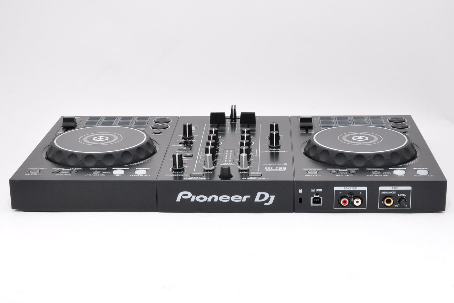 Pioneer DDJ-400 DJ Controller 2ch Channel Rekordbox w/Box & USB cable Used From Japan #RKMP057297NN