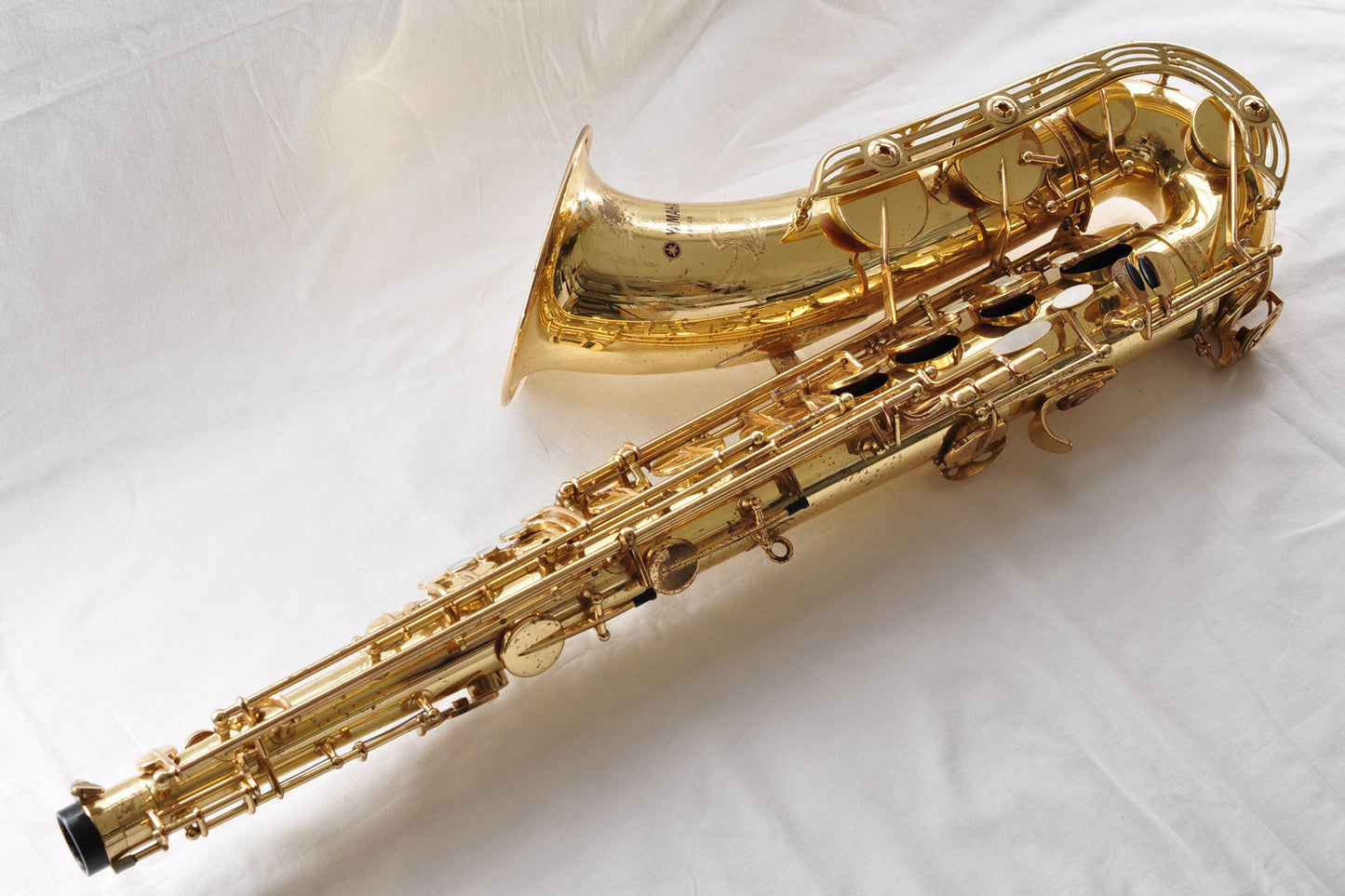 Yamaha YTS-61 Tenor Saxophone Purple Logo Made In Japan w/Case Used From Japan #010807