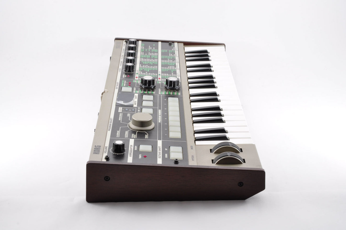 Korg microKORG Synthesizer/Vocoder Keyboard 37Keys w/Softcase Microphone Used From Japan #019887
