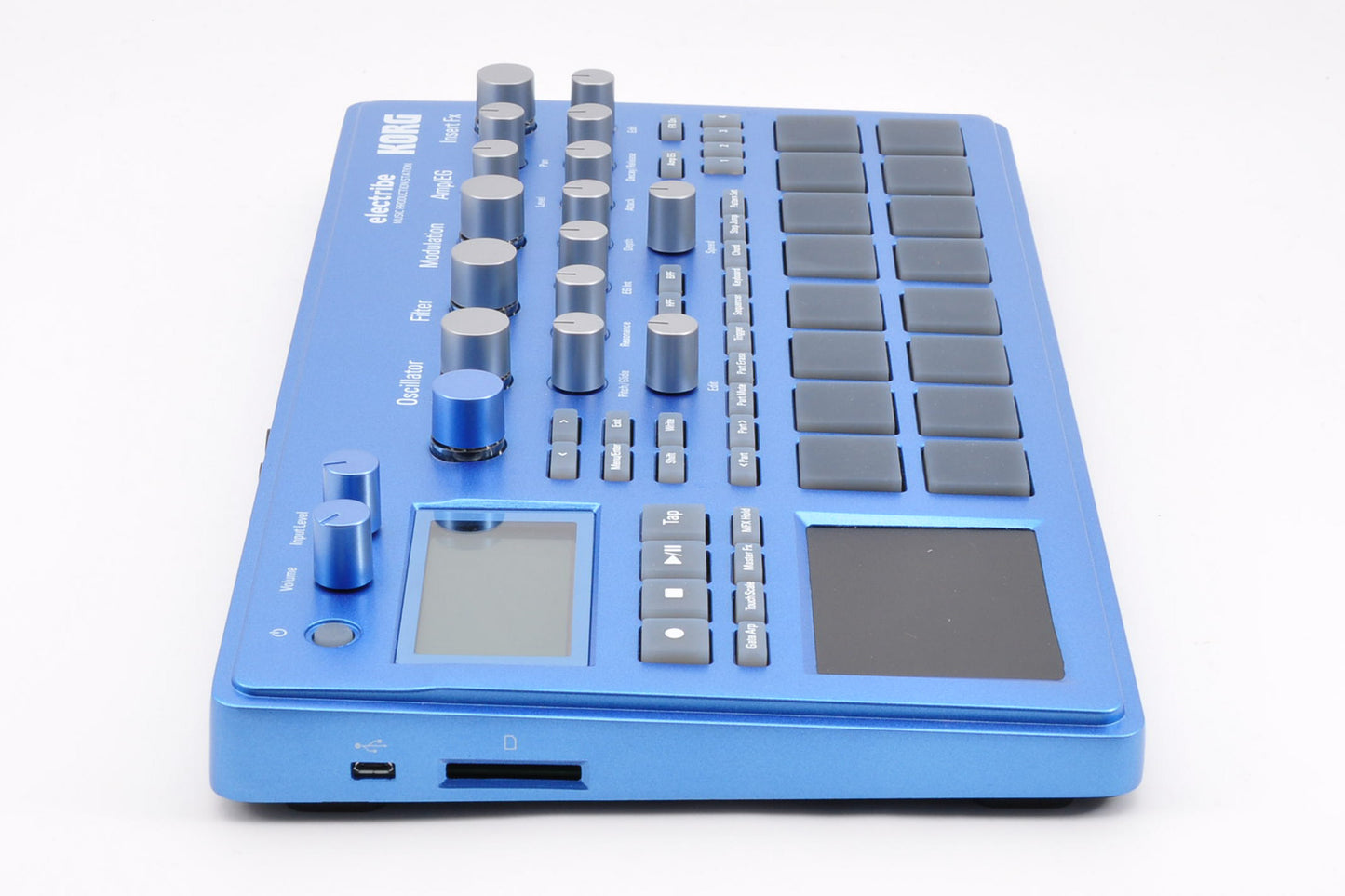 Korg ELECTRIBE 2 Music Production Station Sequencer Synthesizer BLUE Used From Japan #026065