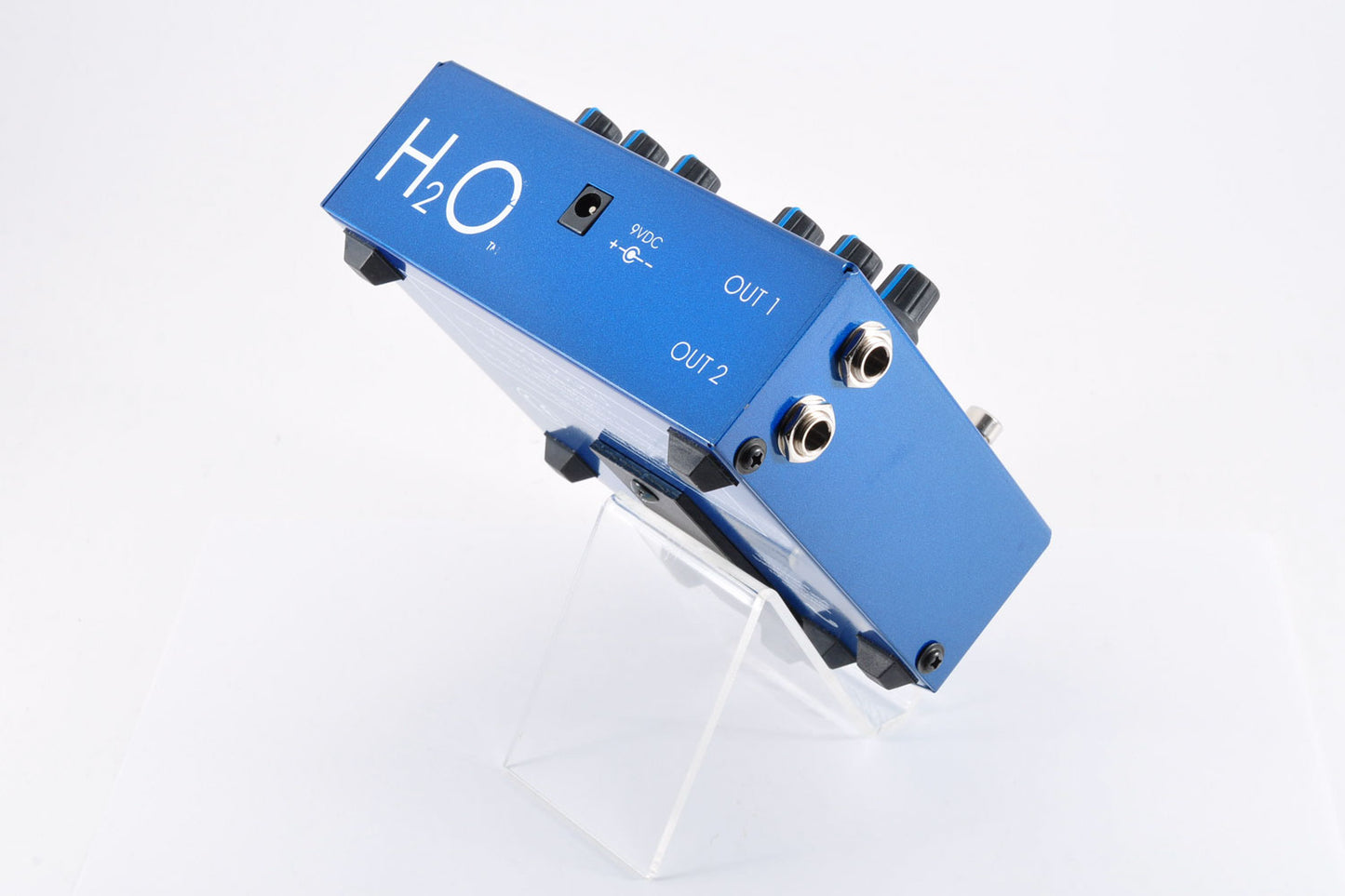 Visual Sound H2O Liquid Chorus & Echo Delay Stereo w/Box Guitar Effect Pedal Used From Japan